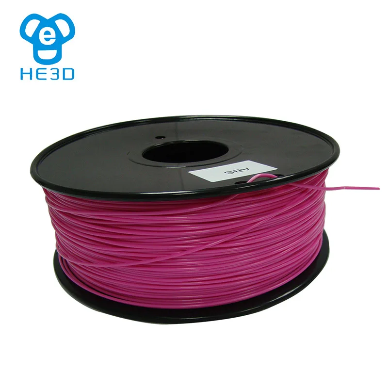 HE3D 12 видов цветов MakerBot/RepRap/UP/Мендель 3D принтеры нити ABS 1 кг/2.2lb пластик резиновая расходных материалов Материал