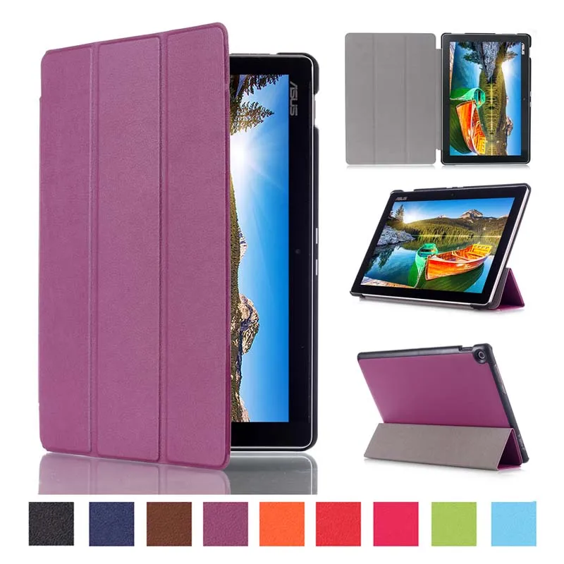 Ультратонкий кожаный чехол книжка для ASUS Zenpad 10 Z300C Z300CL Z300CG 1 дюйма|magnet adhesive|magnet