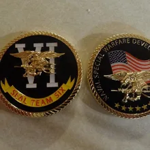 Военно-морская группа спецназа США SEAL TEAM 6, памятная монета, сувенирное искусство и коллекционирование