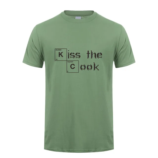 Omnitee Kiss the cook T Shirt Men Tee 