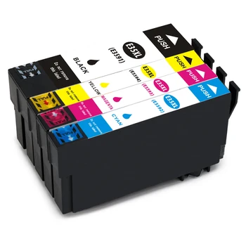 

Compatible Ink Cartridge Replacement for EPSON T35XL 35-I Compatible with WorkForce Pro WF-4740 4720DW 4725D(1B+1C+1M+1Y)4Pack