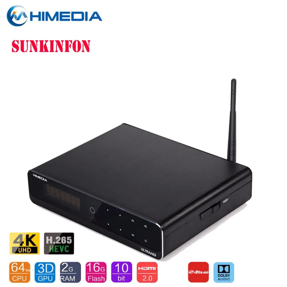 Новинка Himedia Q10 Pro Android 7,1 Hi3798CV200 4K HDR 2G/16G tv BOX 802.11AC wifi 1000M LAN Dolby DTS 3," SATA HDD Bluetooth