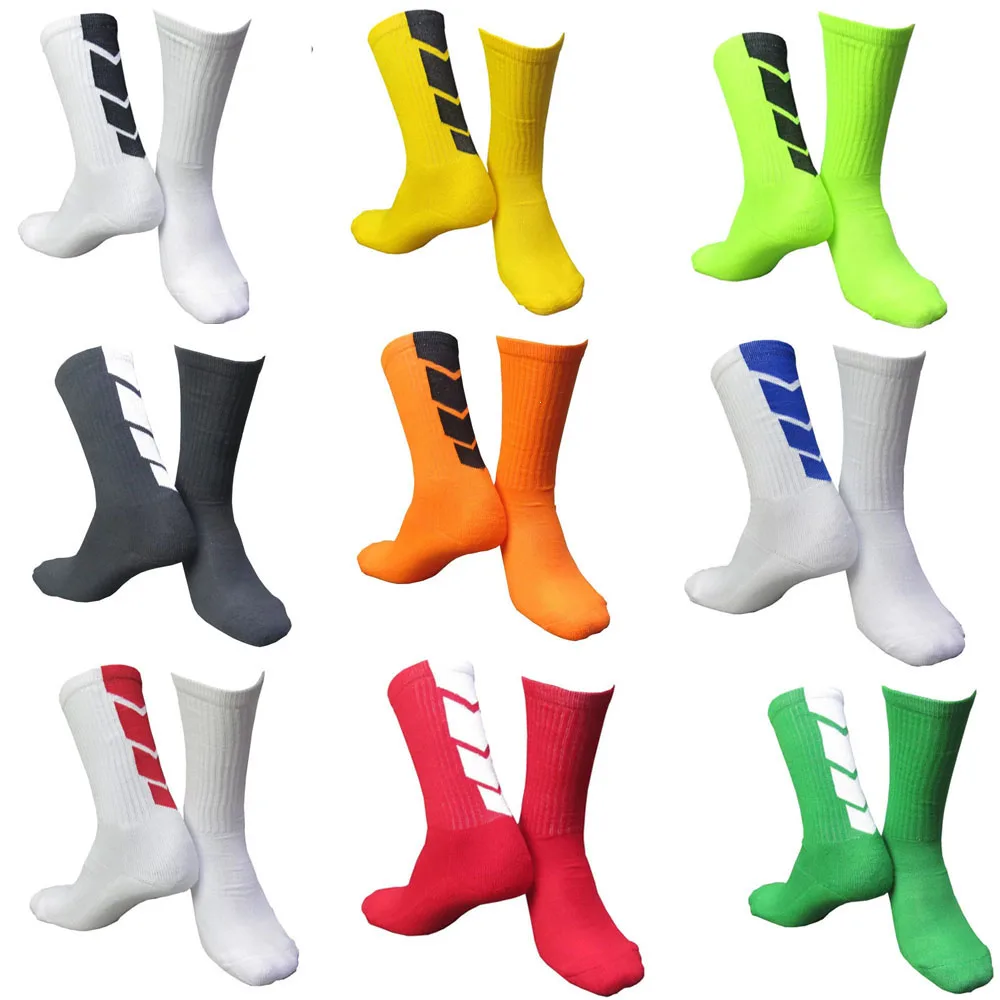 17 18 High Quality Men's Sports mid Socks Running GYM Football Soccer Socks Thicken Towel Bottom