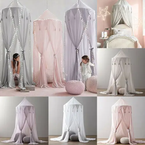 Princess Baby Mosquito Net Bed Kids Canopy Bed cover Curtain Bedding Dome Tent Elegant Round Lace Bed Canopy Netting Princess Baby Mosquito Net Bed Kids Canopy Bed cover Curtain Bedding Dome Tent Elegant Round Lace Bed Canopy Netting