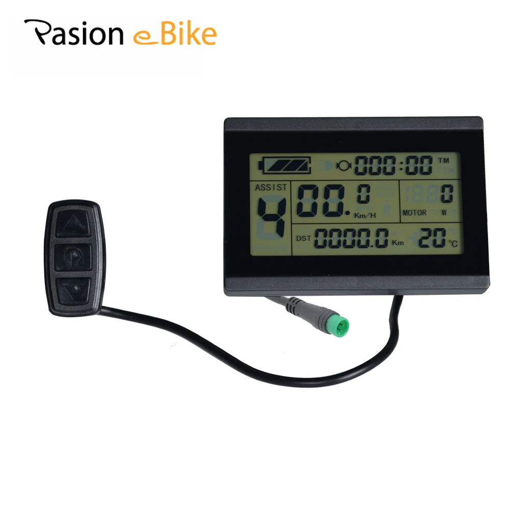 PASION E BIKE Control Panel 24V 36V 48V LCD Display