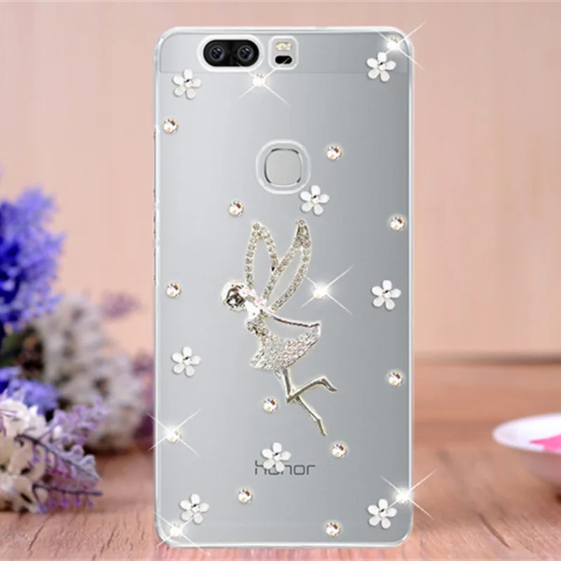DIY 3D чехол для Huawei Honor 8A 8S 8X 5A 9X 7C 6A 6C Pro 6X 7S 7X 7A 8 9 10 20 lite P Smart Z 2019 блестящий