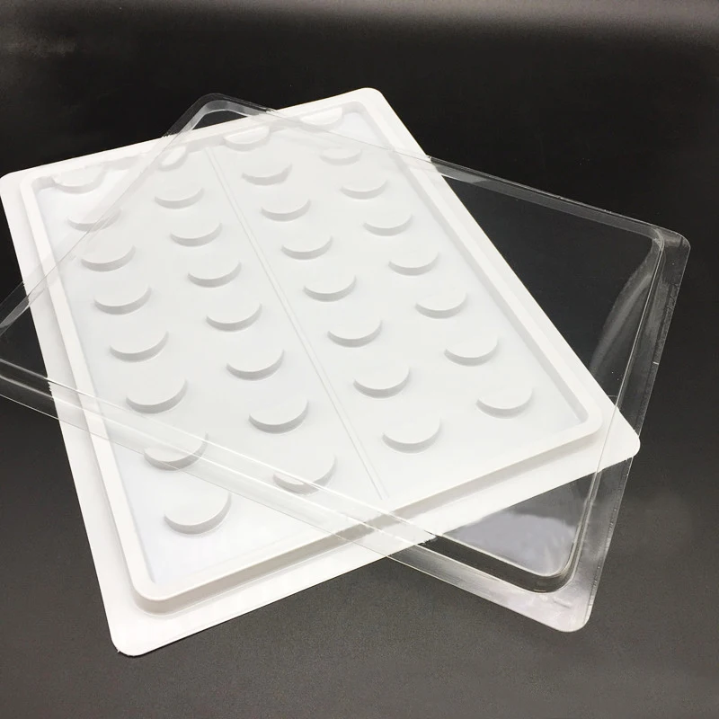 

16 Pairs/Set 3D Eyelash Packing Box Makeup Display Plastic Container Eyelashes Sample Catalog Grafting Eyelashes Display Card