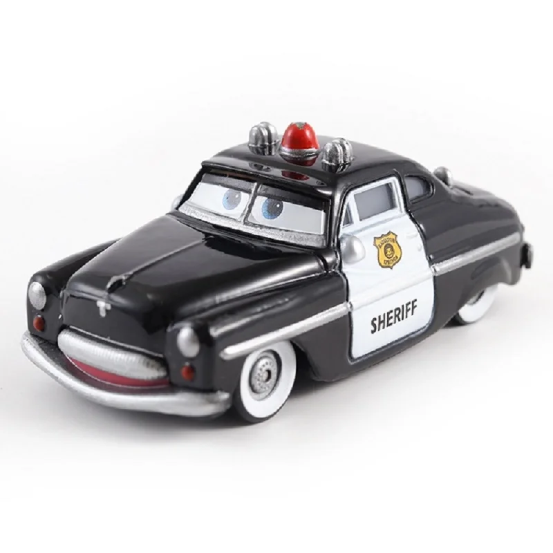 Auto 3 Disney Pixar Cars Sheriff Metal Diecast Toy Car 1:55 Lightning Mcqueen Regalo Di Compleanno Spedizione Gratuita