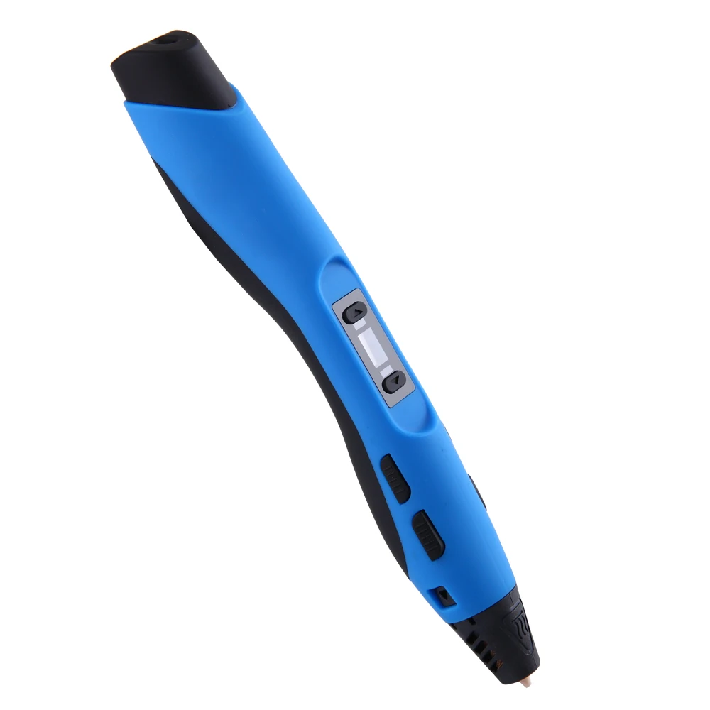

Blue SUNLU SL-300 Children doodle toy pen 3D pen with 2 pcs 5M PLA filament and LCD control temperature safe for children use