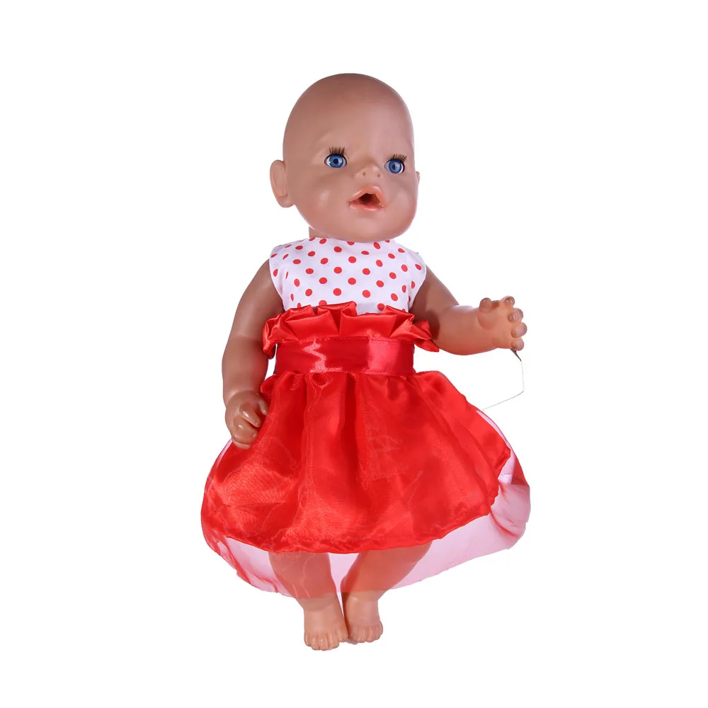 

NEW handmade popular dresses Fit 43cm New - best gift for kids N529
