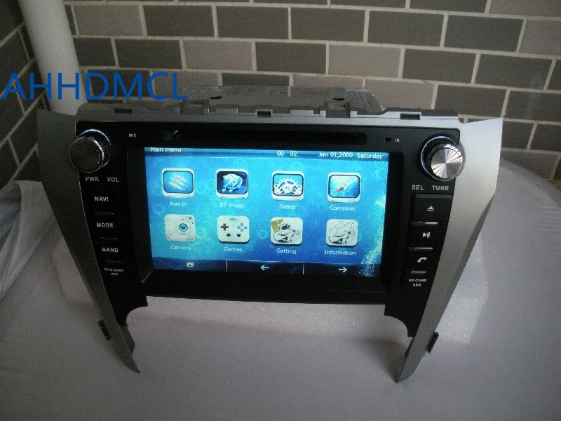 Top AHHDMCL Car Multimedia Player DVD Radio Stereo Audio GPS Navigation For Toyota Camry 2012 2013 2014 Asian Version 1
