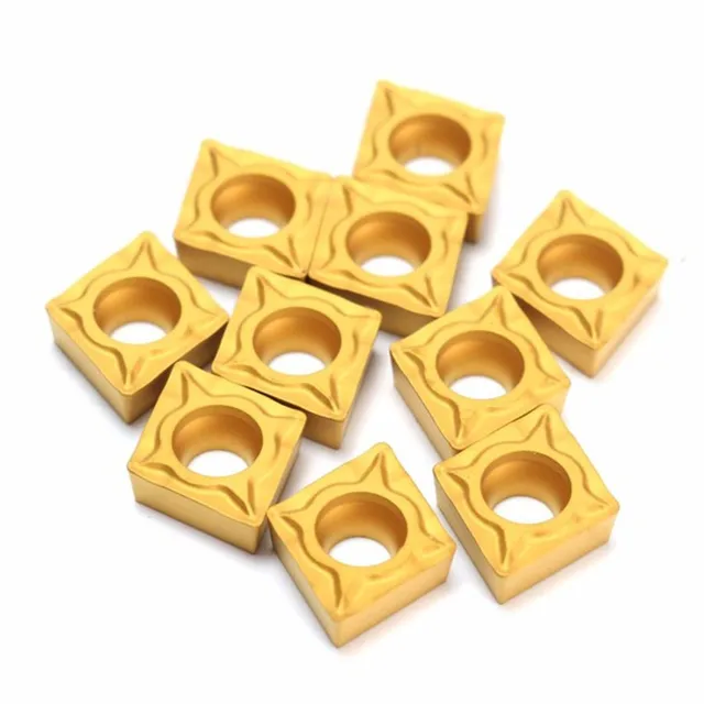 10pcs CNC Carbide Inserts CCMT060204-HM YBC251 Insert Set For Lathe Turning Tools High Quality