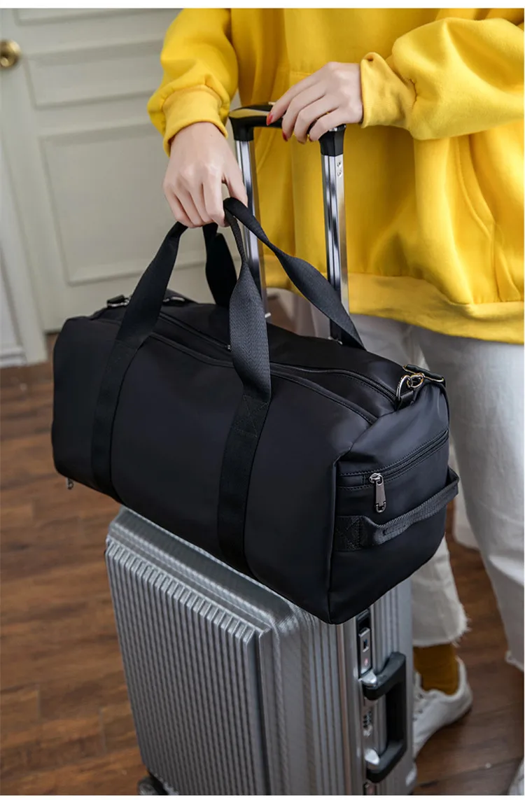 Модные Дамский багаж дорожная сумка выходные сумка через плечо портативный большой емкости водонепроницаемая Женская сумочка вещевой