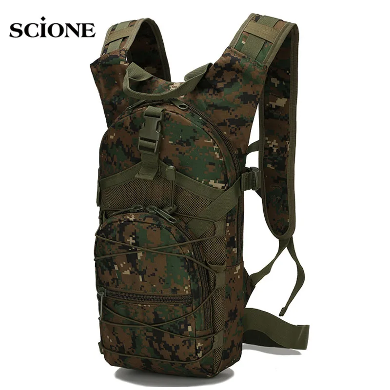 15L Molle Tactical Backpack 800D Oxford Military Hiking Bicycle Backpacks Outdoor Sports Cycling Climbing Camping Bag Army XA568
