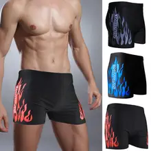 Мужские боксеры, Шорты для плавания, плавки, одежда для плавания, штаны с высокой талией, нижнее белье