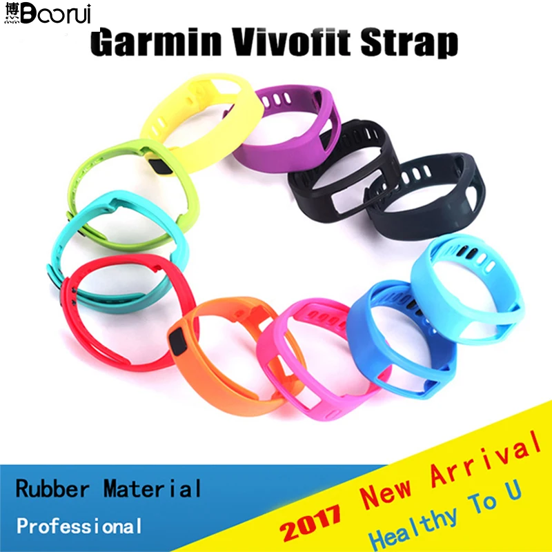 

Multicolor Comfortable Garmin Vivofit 1 wrist strap TPE and TPU replacement for garmin band with Clasp S and L size for choose