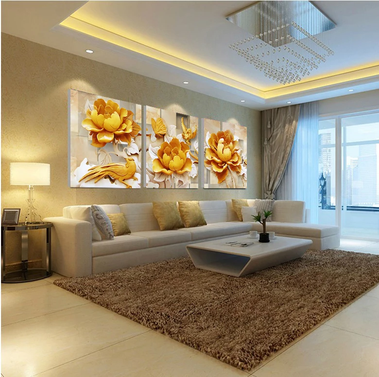 diy art modern gold bird definition picture canvas painting home decor home living room wall painting - Home Decor Art diy art modern gold bird definition picture canvas painting home decor home living room wall painting - Home Decor Art