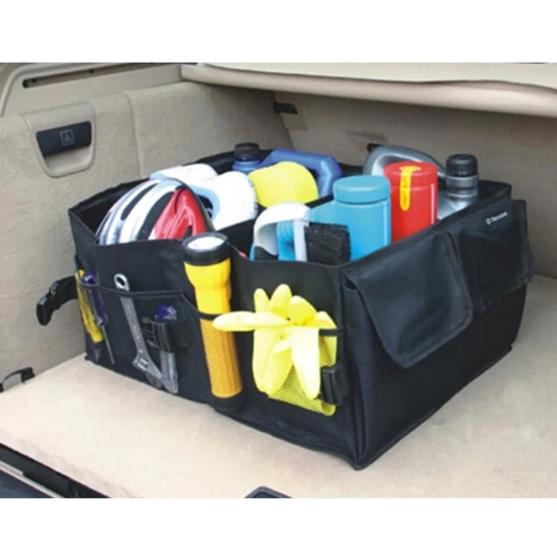 Folding Car Storage Box Trunk Bag Vehicle Toolbox Multi use Tools