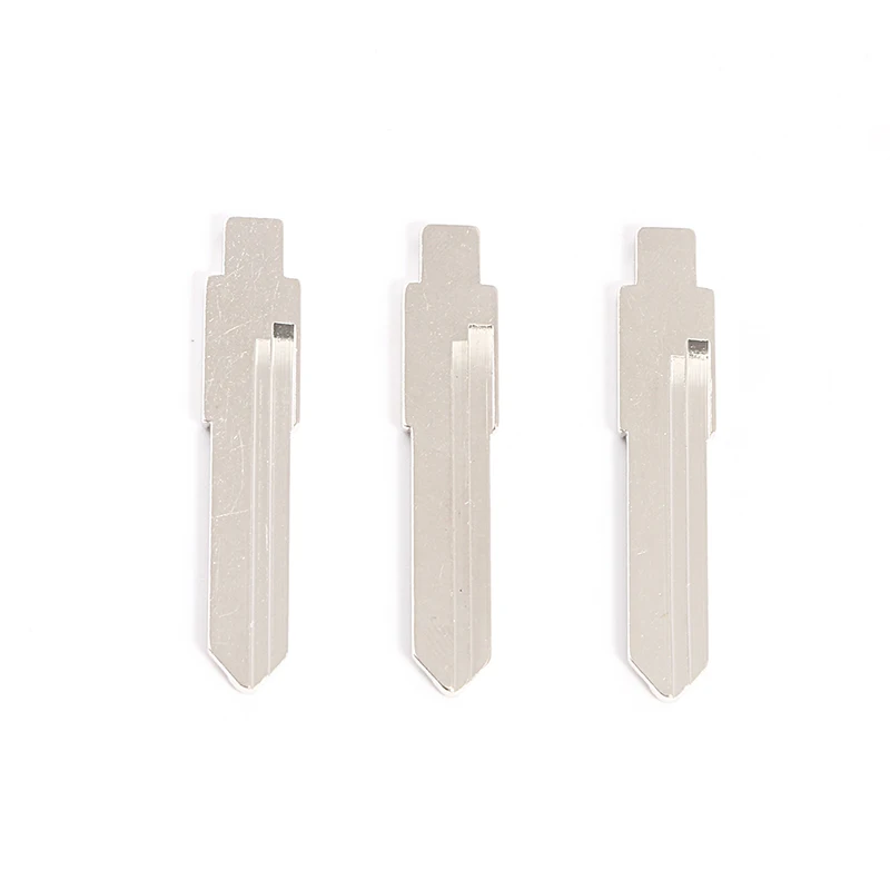 Quality chromed copper material uncut car blank key blade No 01 3pcs/pack