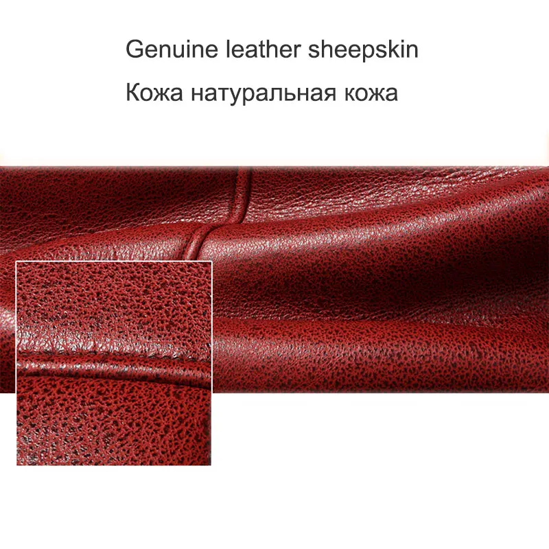 Роскошное кожаное пальто для мужчин Dusen Klein оригинальные дизайнерские зимние