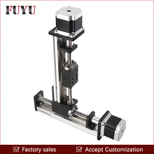 Free shipping cnc XY linear motion axis slide table stage ball screw stepper motor drive