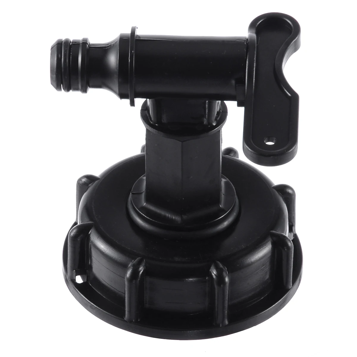 Barrel Valve Tittings Black 1000L IBC Tank Valves 60mm To 15mm Water Connector Tank Garden Hose Adapter Fittings Switch