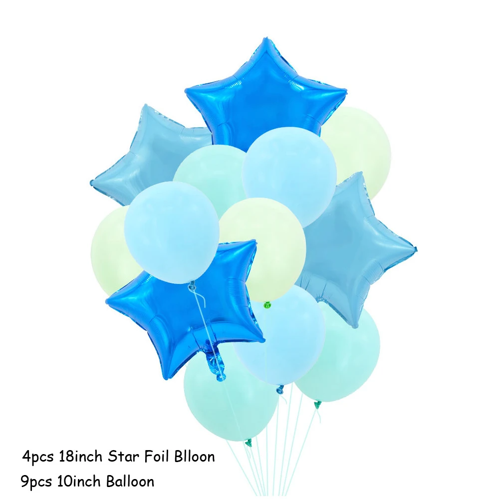 YORIWOO Макарон конфетти для воздушного шара Baby Shower Boy латексный шар 1 год набор