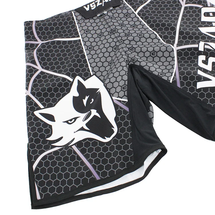 MMA Борьба Спорт Фитнес дышащий трикотажные изделия Тайгер Муай Тай Бокс Шорты одежда для бокса футболка с надписью «ММА» UFC
