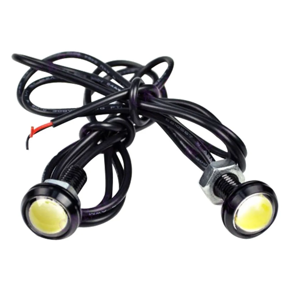 

3W Car Motorcycle cob LED Daytime Running Lights Fog Light Cow Eyes Waterproof White