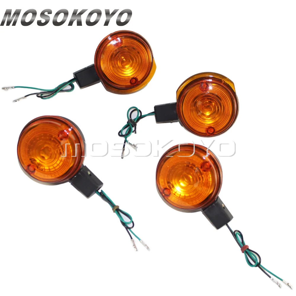 For Simson S50 S51 S70 Front Indicator Lamp Rear Turn Signal Light Blinker 4pcs Flasher Motorcycle Turn Signals Lamp Amber Light