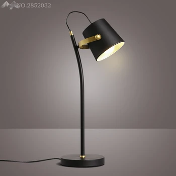 

Nordic Modern Iron Table Lamp E27 Desk Light for Living Room Bedroom Student Children Reading Home Lighting Fixtures Decoration