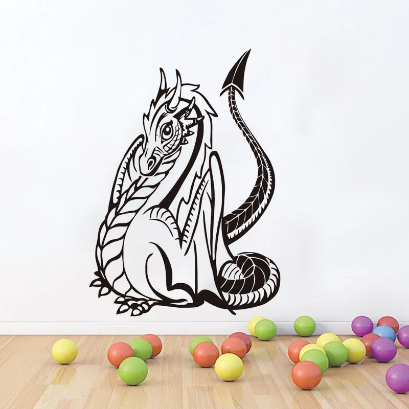 Dragon Wall Stickers For Kids Room Decorative Vinyl Wall Decals