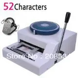 

Free Shipping DHL/FEDEX ! 52-characters Military GI Metal Dog Tag Manual Embosser Embossing Machine