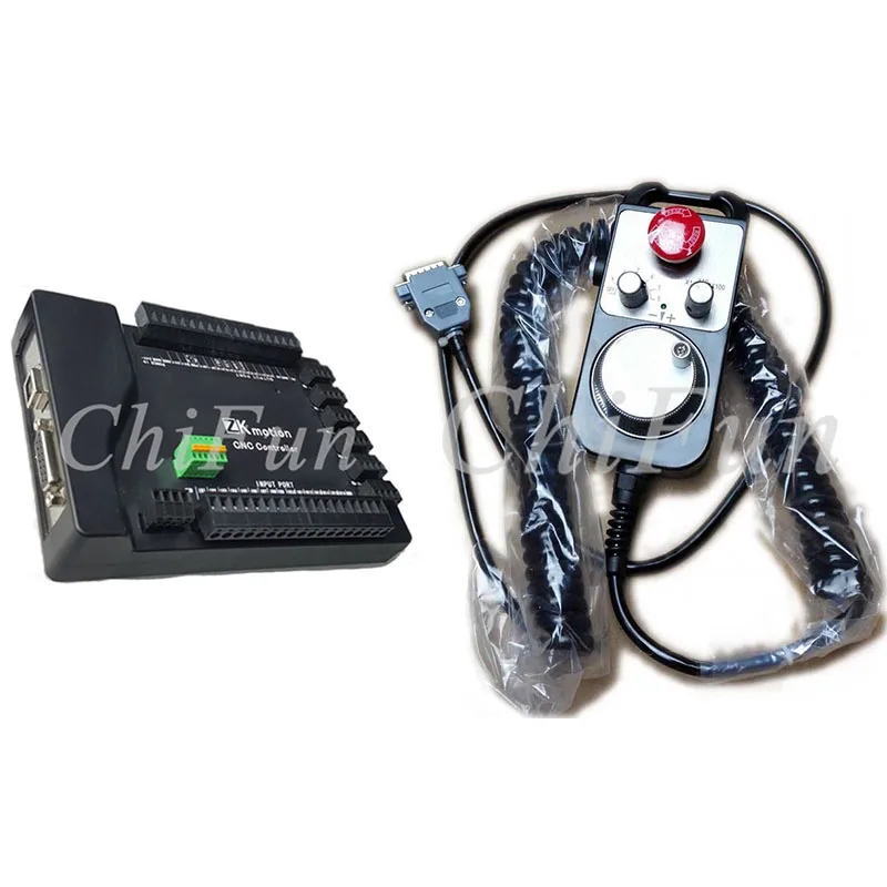 

Mach3 USB CNC 1000KHz 3/4/5/6 axis Engraving machine interface board+DB15 Pulse generator with Emergency stop switch