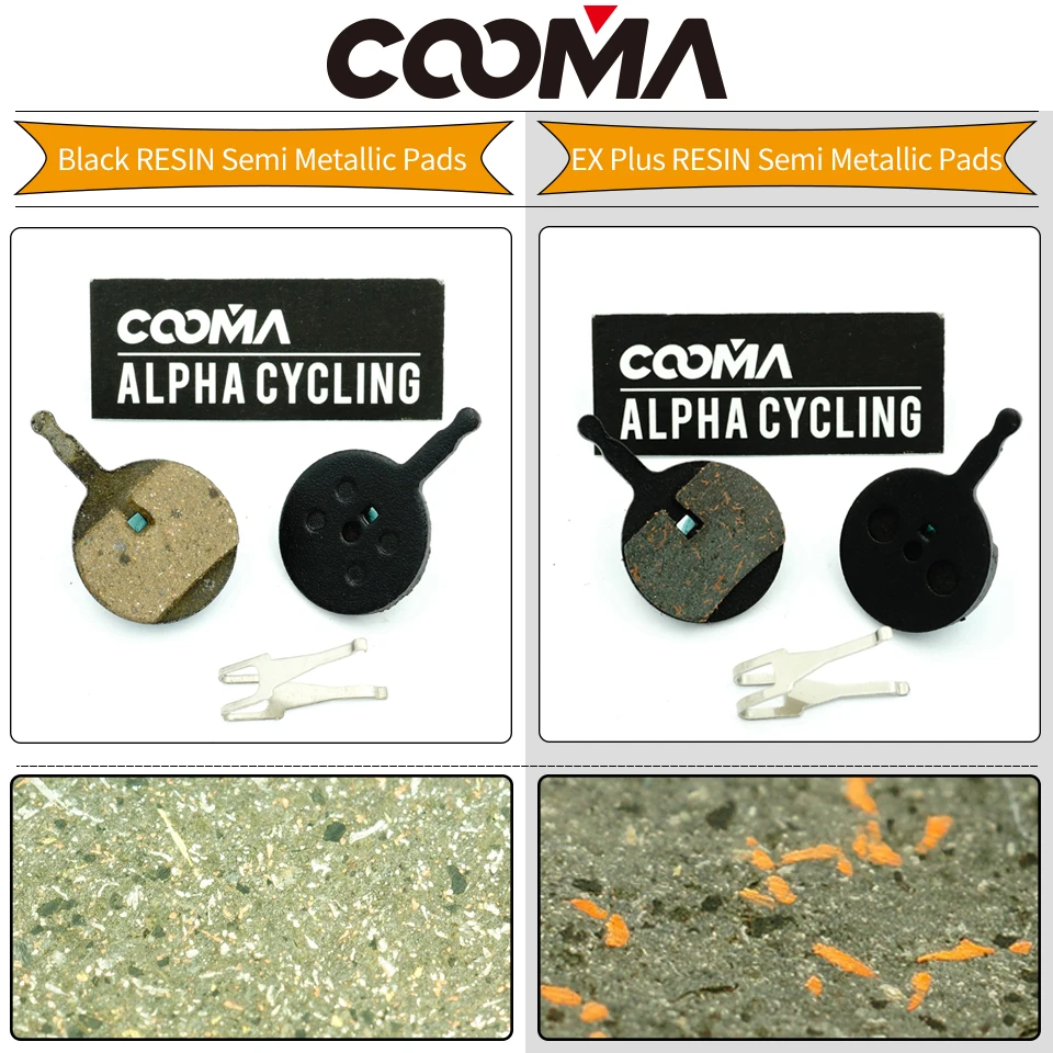 

COOMA's Disc Brake Pads For AVID BB5, Promax Render, Decipher Disc Brake, 1 Pair