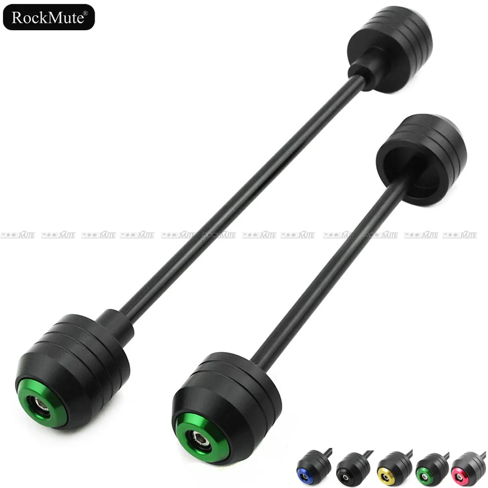 

For KAWASAKI ZZR 1400 2006-2015 Motorcycle POM Front Rear Axle Fork Wheel Sliders Cap Pad Falling Protector