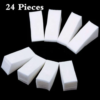 

CLAVUZ 24pcs/lot Gradient Nails Soft Sponges for Simple Creative Nail Design Manicure DIY Woman Salon Nail Sponges