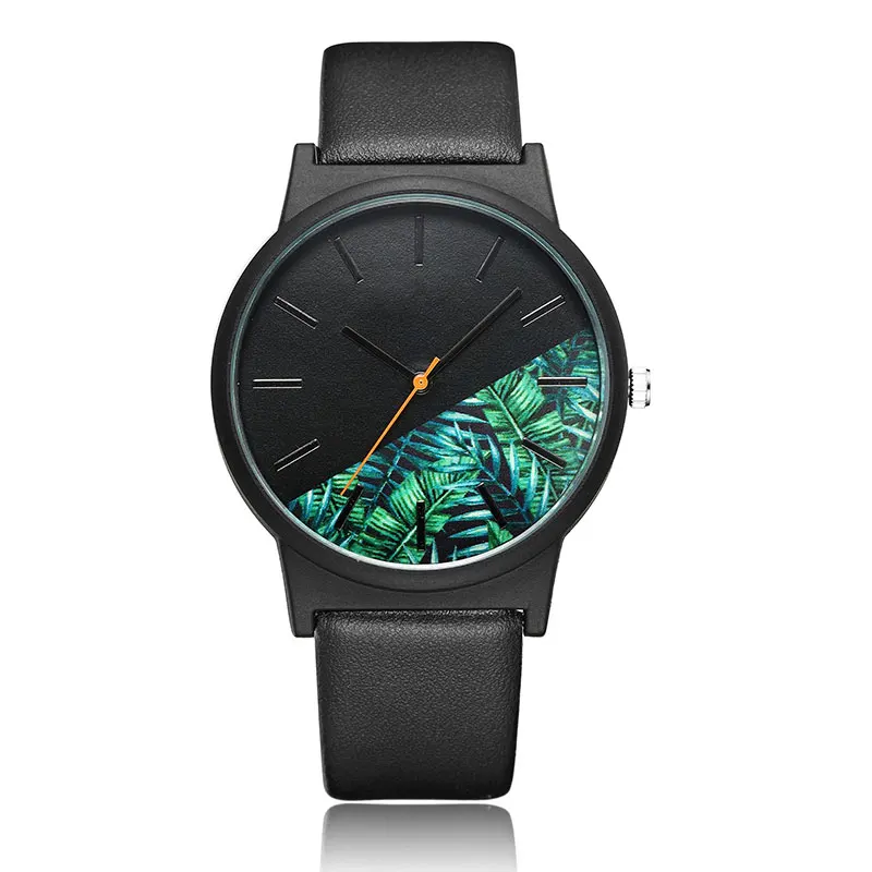 Reloj Цветочные тропические джунгли мужские спортивные наручные часы для мужчин Мода кварцевые уникальные унисекс мужские s Женские часы Роскошные топы бренд - Цвет: QP053
