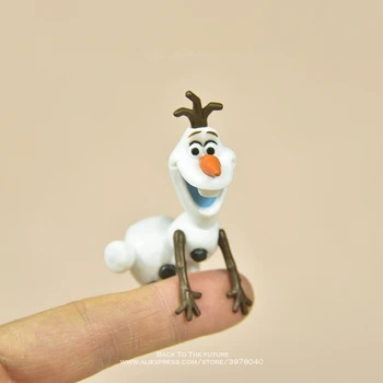 

Disney Frozen snowman Olaf 3pcs/set 3-6cm Action Figure Posture Anime Decoration Collection Figurine Toy model for children