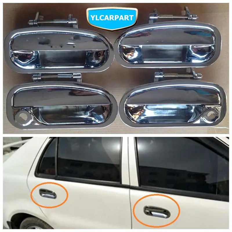 車ドア外メッキ修正されたハンドル 吉利ck Ck2 Ck3 Door Handle Outside Door Handledoor Car Aliexpress