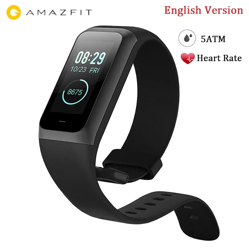 Английская версия Xiaomi Huami Amazfit Cor 2 умный Браслет управление музыкой 1 23 дюймов