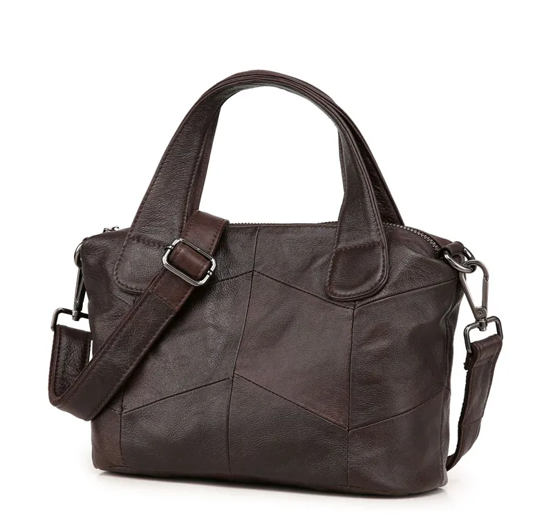 MJ Women Genuine Leather Bag Female Real Cow Leather Handbag Small Tote Bags Ladies Shoulder Handbag Messenger Bag for Women (17)