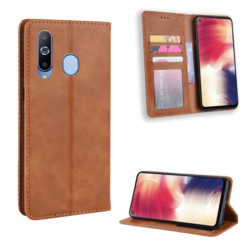 Samsung Galaxy A8S Retro leather flip case_97