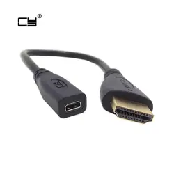 Разъем Micro HDMI Женский к HDMI Мужской адаптер для планшета и сотовый телефон