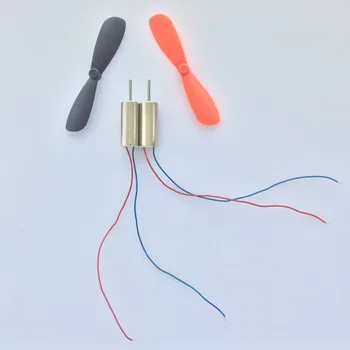 

2pcs K152Y DC3.7-4.2V 716 7*16MM Micro DIY Helicopter Coreless DC Motor With Propeller Great Torque High Speed Motor