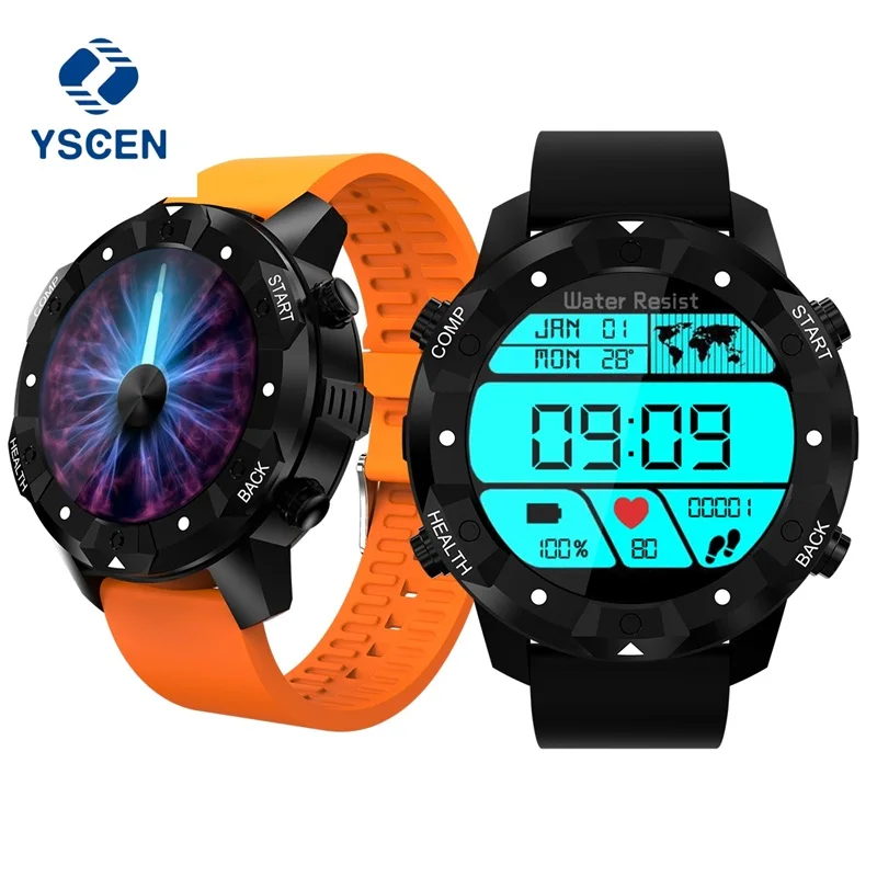 Yscen 2018 Новый S3 Смарт часы 1 ГБ + 16 Android 5 сердечного ритма Smartwatch с 3g Wi Fi gps наручные для