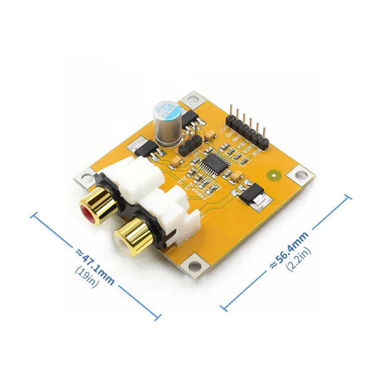 Pcm5102 Dac декодер I2S плеер сборная плата 32 бит 384K Beyond Es9023 Pcm1794 для Raspberry
