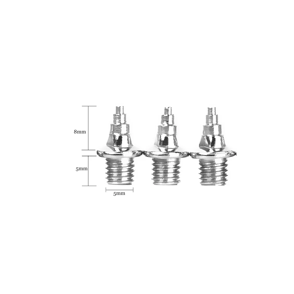 60 Pieces Replacement Track and Field Running Spikes Xmas Tree Spikes 8mm Steel Athletic Shoe Replacement Parts