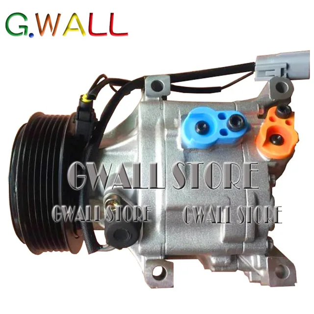 Air Conditioner Compressor Pump With Sensor With Pulley For Toyota