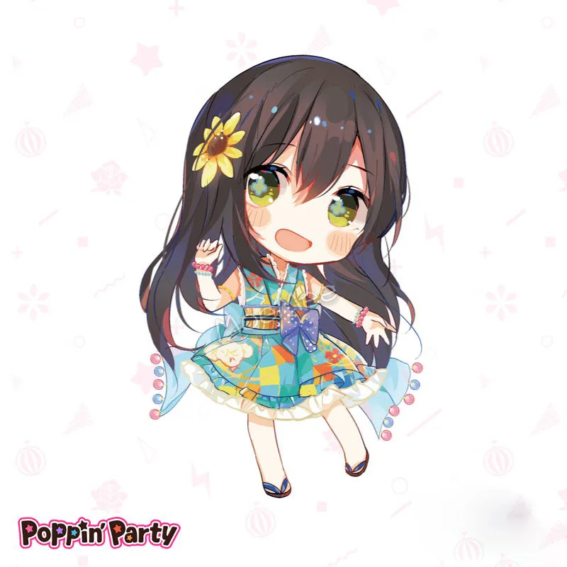 Японская аниме игра BanG Dream! Вечерние брелки для косплея Касуми Тояма из акрила